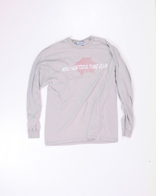 Green Hanes Long Sleeve, L