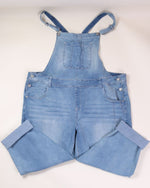 Lightwash Wallflower Denim Overalls, 3X