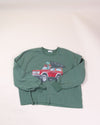 Green Ford Cropped Crewneck, M