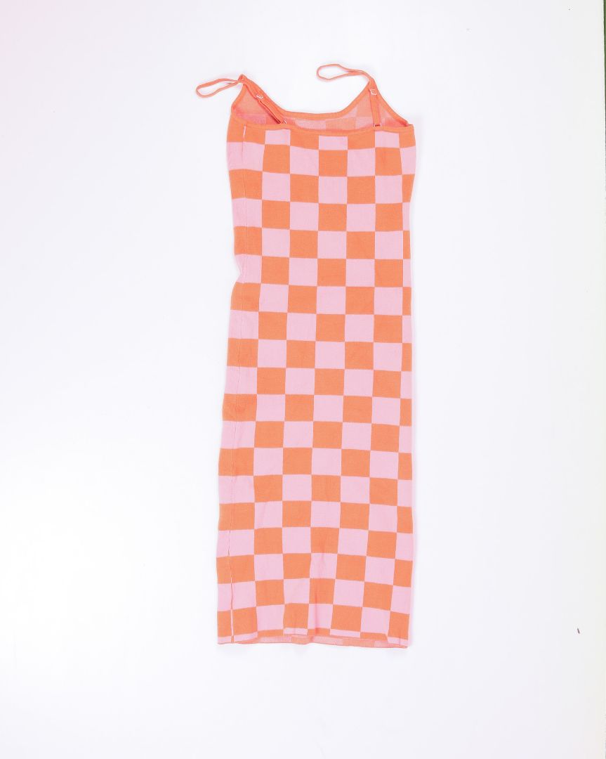 Pink Midi Dress, M