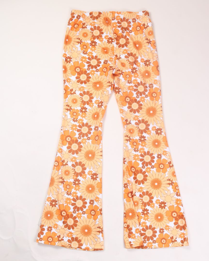 Orange Shein Flares, M