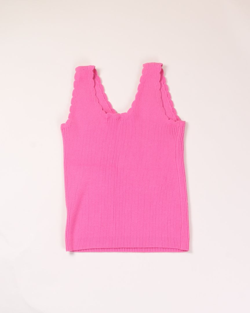 Pink Blakeley Knit Tank, L/XL