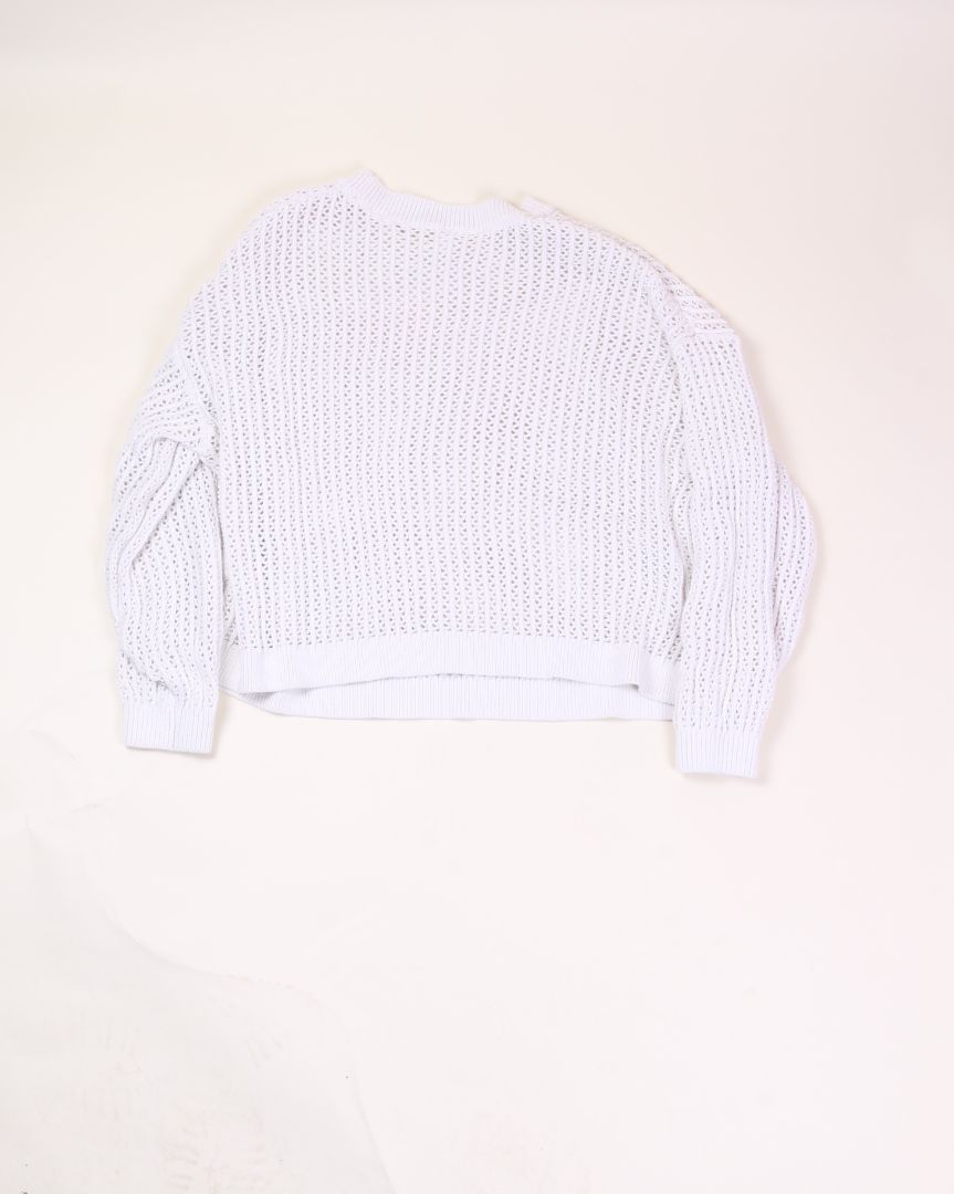 White Old Navy Loose Knit Sweater, 2X