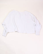 White American Eagle Buttoned Cropped Sweater, XL