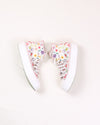 White Converse Platform Sneakers, 8.5