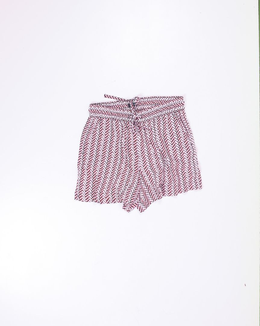 White/Pink Loft Shorts, XS