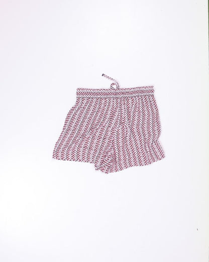 White/Pink Loft Shorts, XS