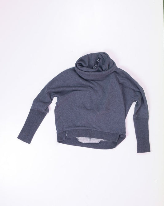 Gray MPG Cowl Neck Sweatshirt, XS