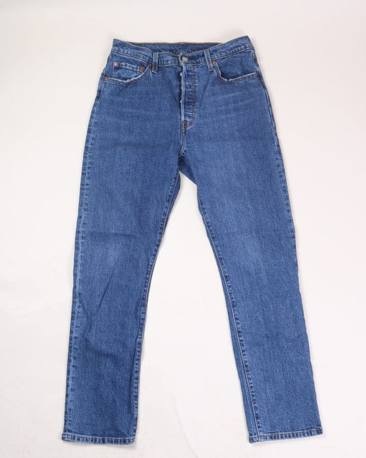 Lightwash Levi's Straight Leg 501 Jeans, 8