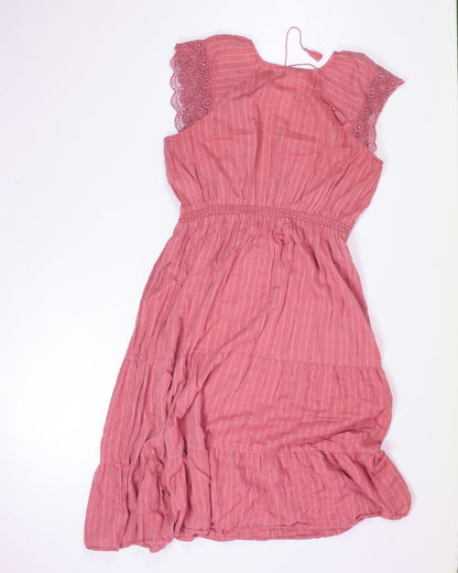 Pink Old Navy Midi Dress, XXL