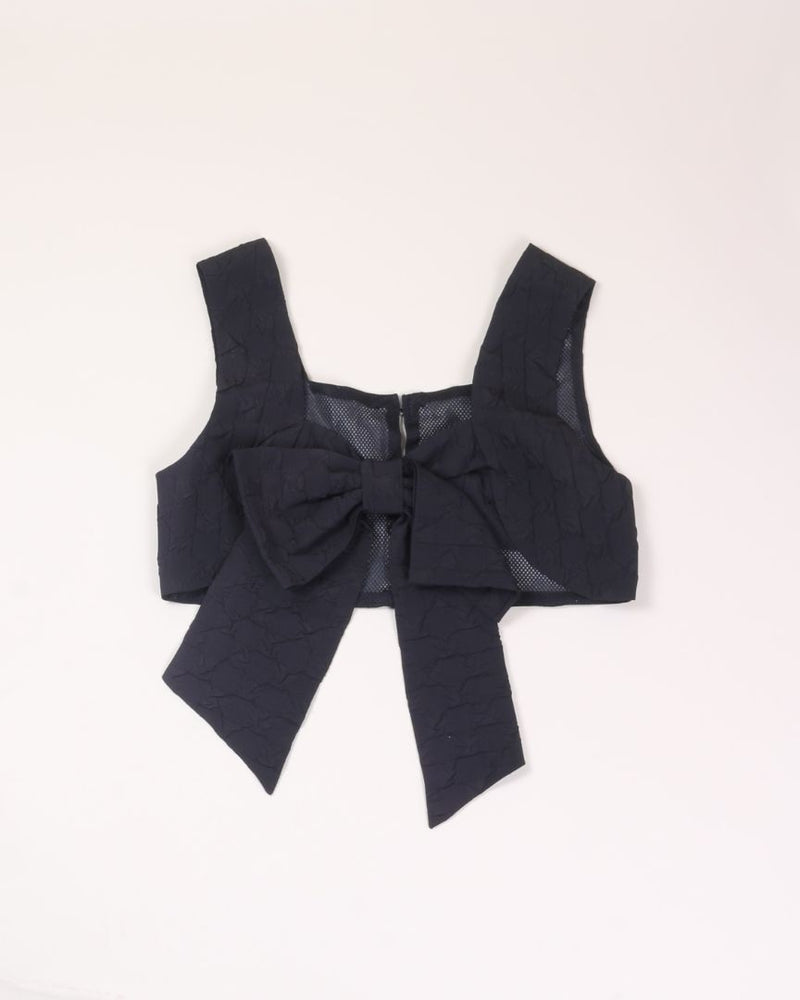 Black Unifree Cropped Blouse, M