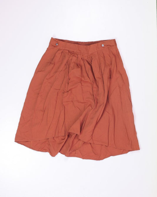 Orange NYCC Midi Skirt, 2X