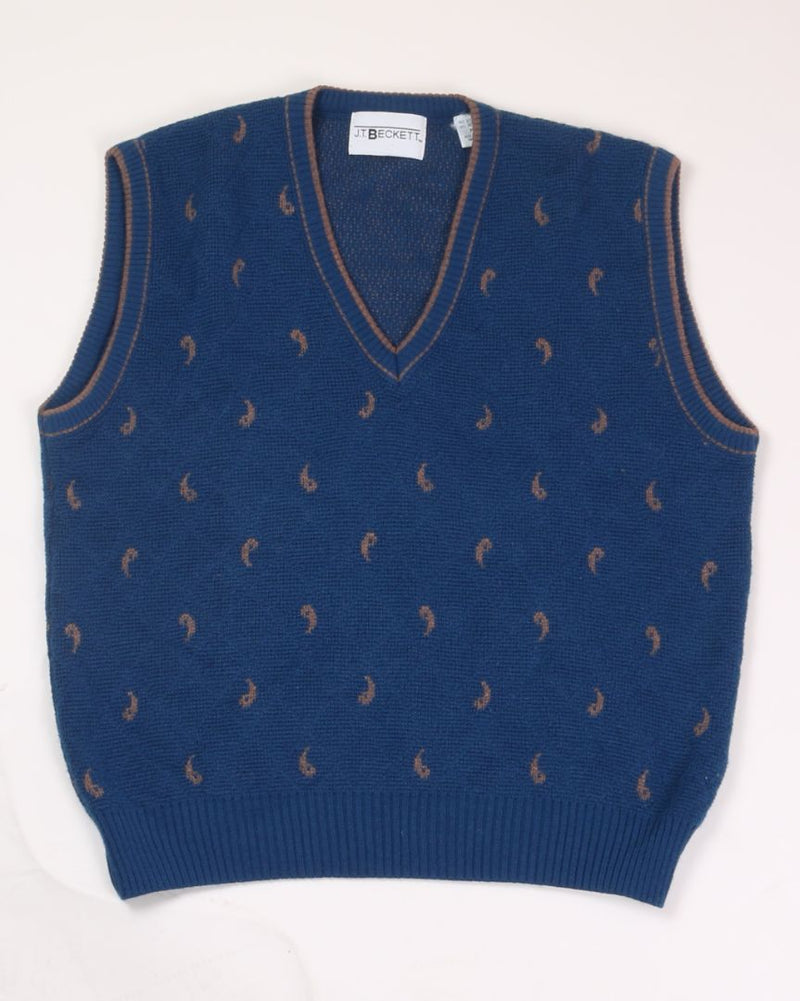 Blue j.t Beckett Sweater Vest, M