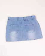 Denim Hyfve Mini Skirt, M