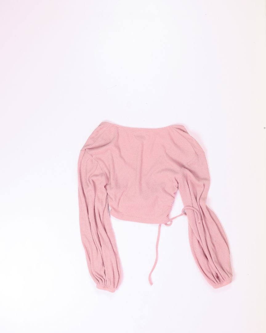 Pink Urban Outfitters Cropped Long Sleeve, XS