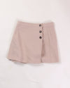 Tan Shein Wrap Skirt, M