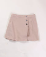 Tan Shein Wrap Skirt, M