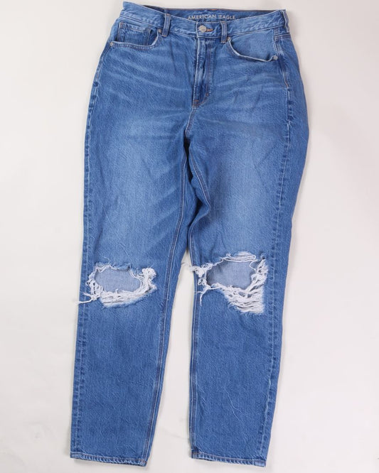 American Eagle High Rise Mom Jean, 8