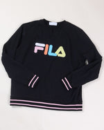 Black Fila Crewneck, XL