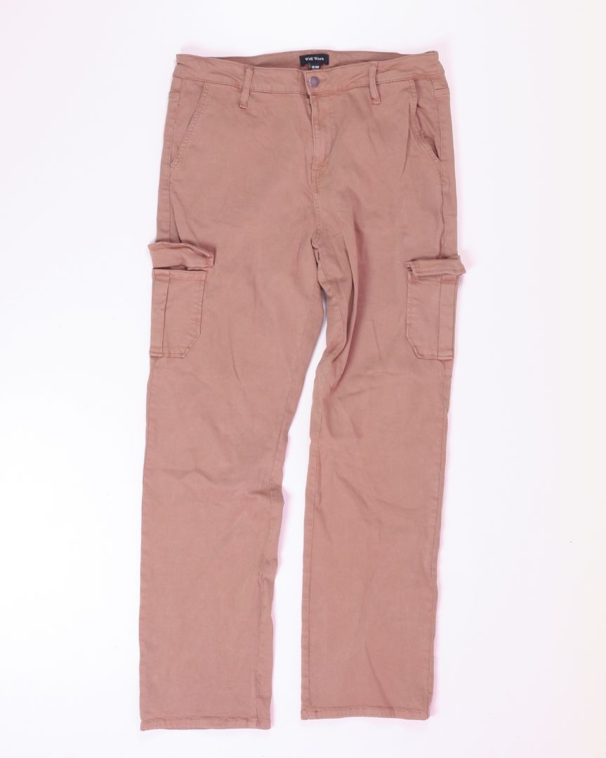 Tan Well Worn Cargo Pants, 12