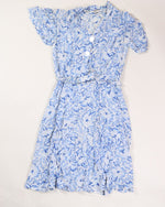 White/Blue Nellydon Dress, M