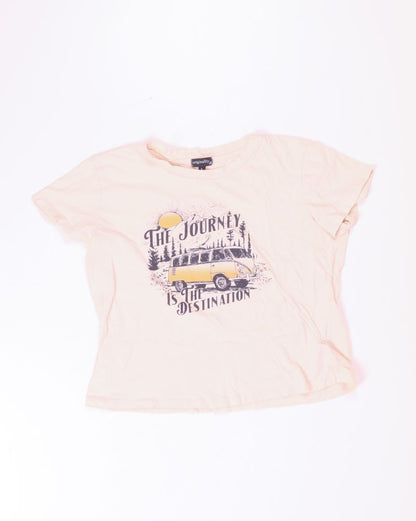 Cream Orginality Graphic Tee, L