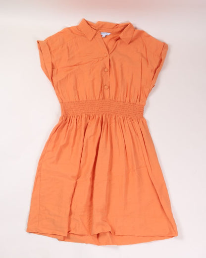 Orange Ophelia Roe Shirt Dress, L