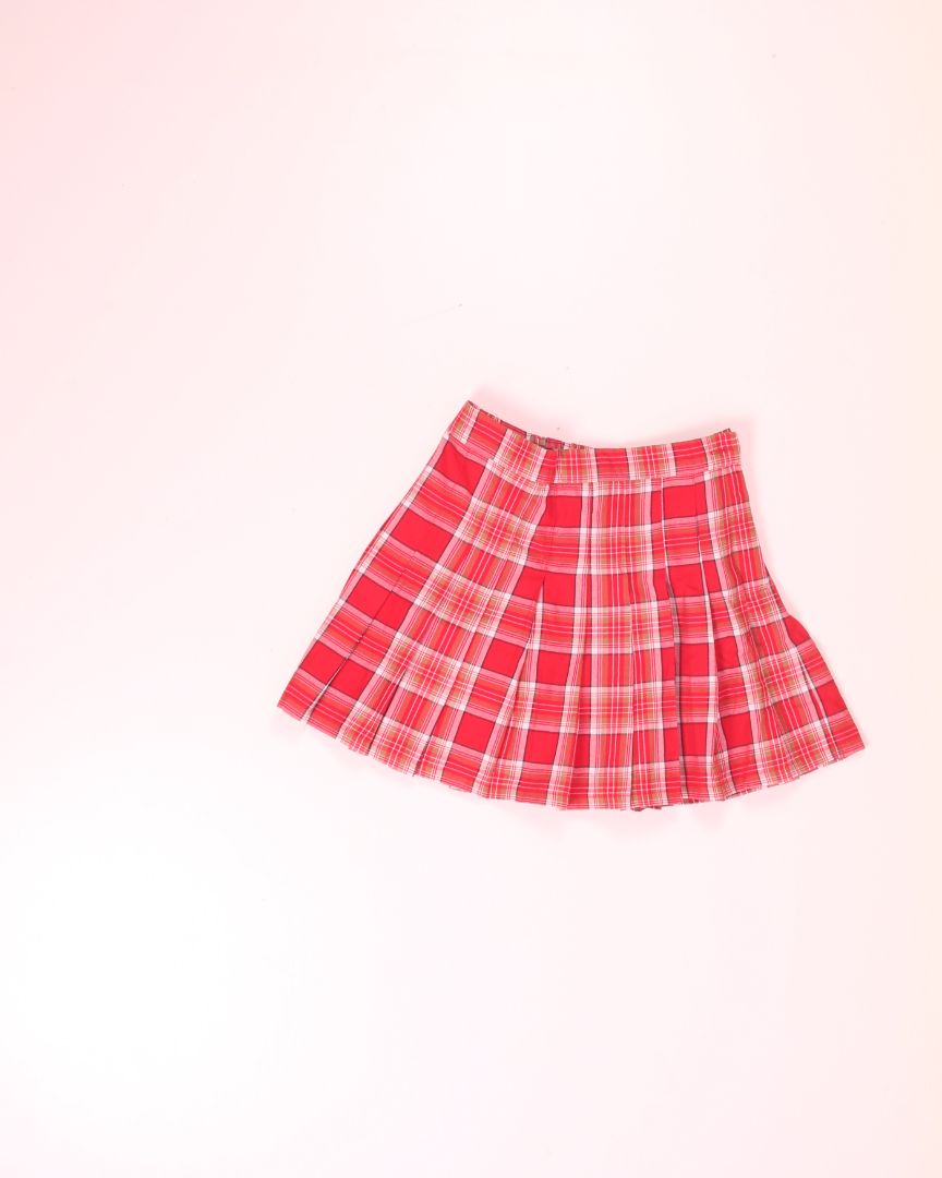 Red Aerie Mini Skirt, S