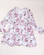 White Floral Wonderly Babydoll Dress, XL