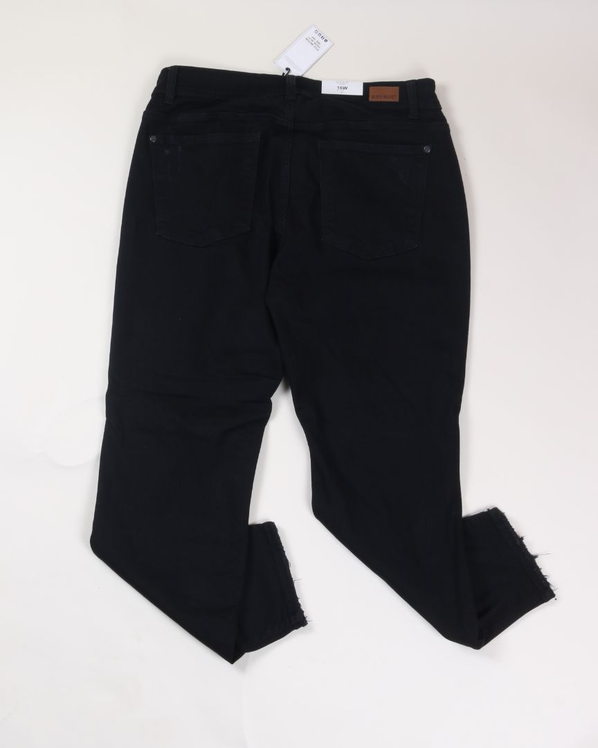 Black Judy Blue Boyfriend Jeans, 16