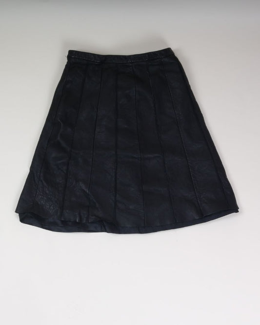 Black Siena Studio Pleather Skirt, 6