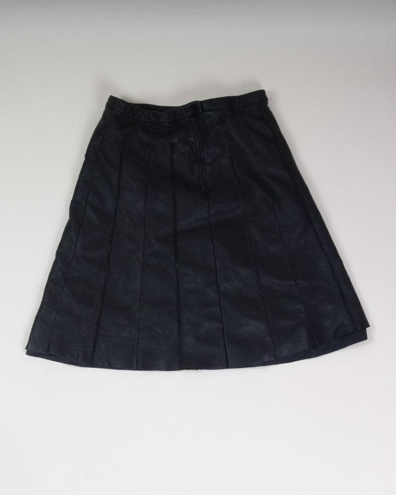 Black Siena Studio Pleather Skirt, 6