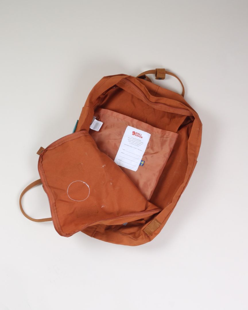 Orange Fjallraven Kanken Backpack