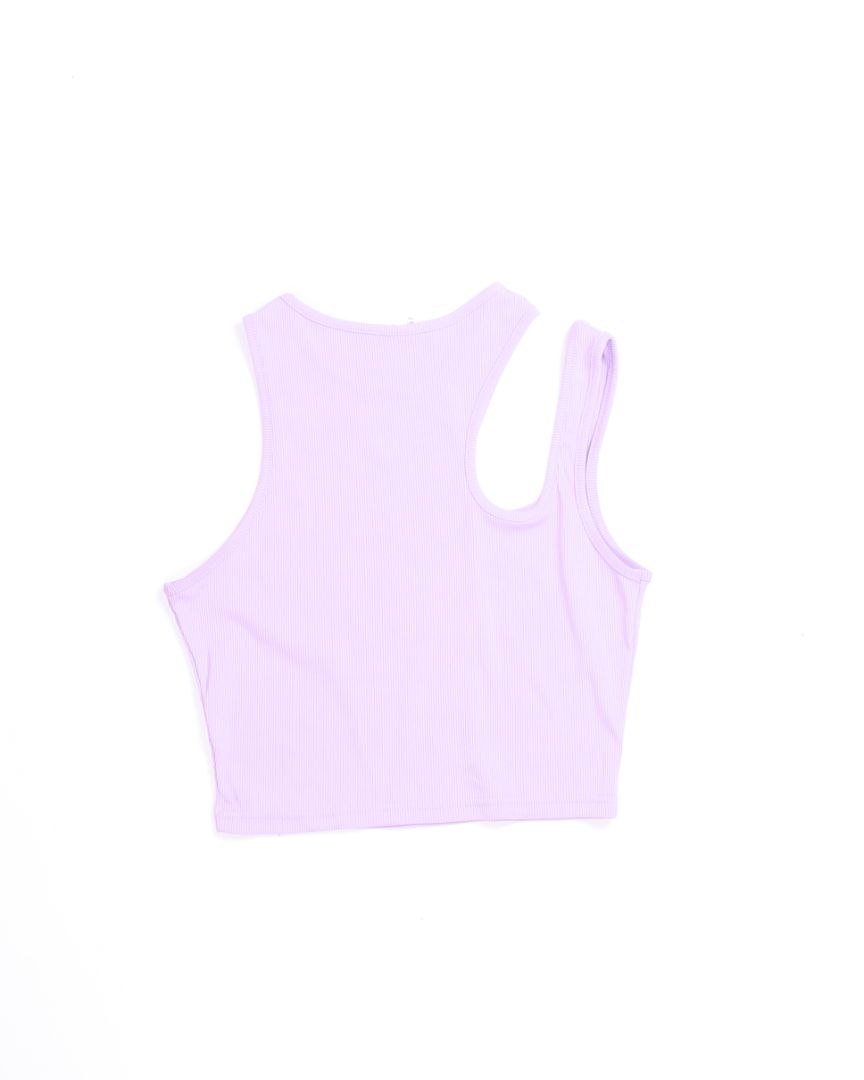 Purple Shein Asymmetrical Tank, M