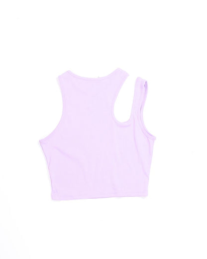 Purple Shein Asymmetrical Tank, M