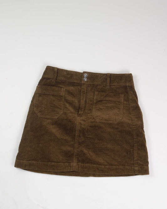 Green Madewell Mini Corduroy Skirt, 8