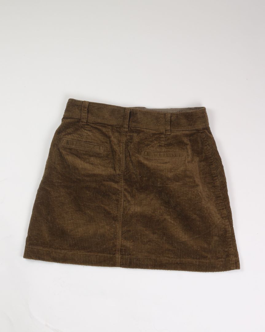 Green Madewell Mini Corduroy Skirt, 8