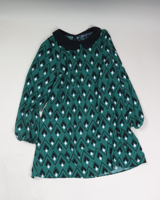 Green Modcloth Shift Dress, XL