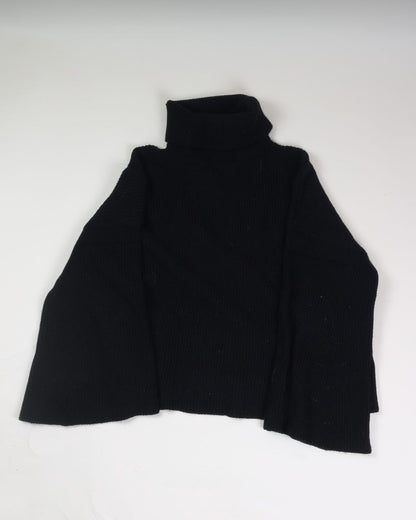 Black BTFBM Turtleneck Sweater, L