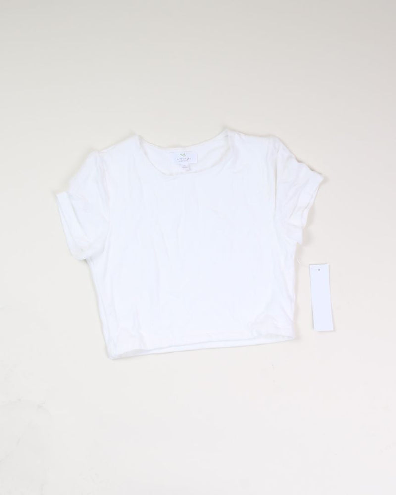 Cream Live in the Moment Cropped Tee, M