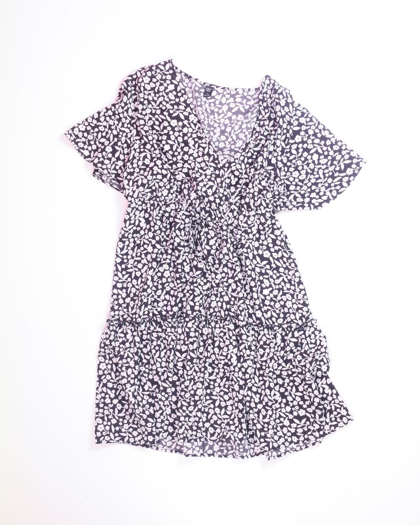 B&W Shein Mini Dress, 1X