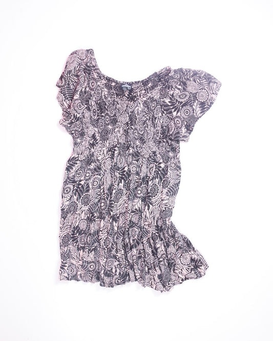 B&W Angie Mini Dress, 2X