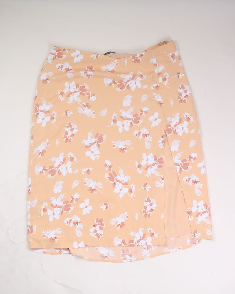 Yellow Abercrombie & Fitch Mini Skirt, XL