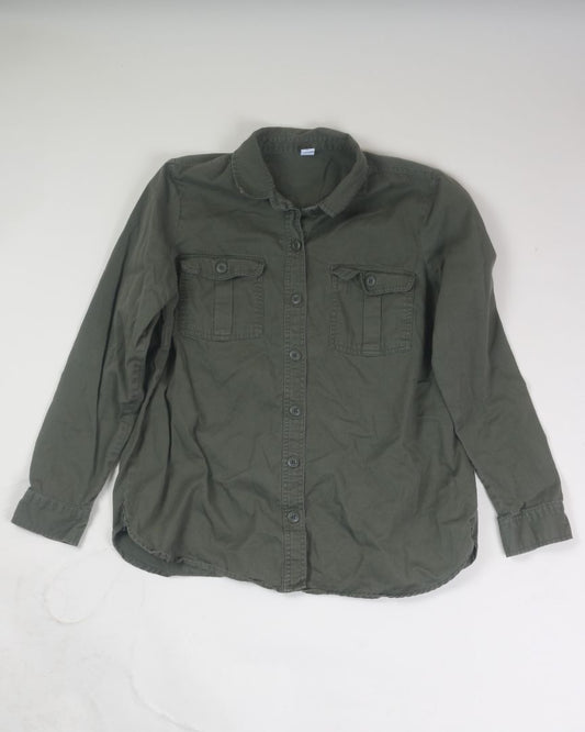 Green Old Navy Button Down, L