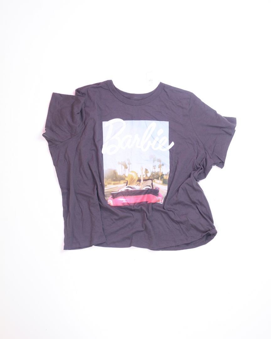 Gray Barbie Graphic Tee, 3X