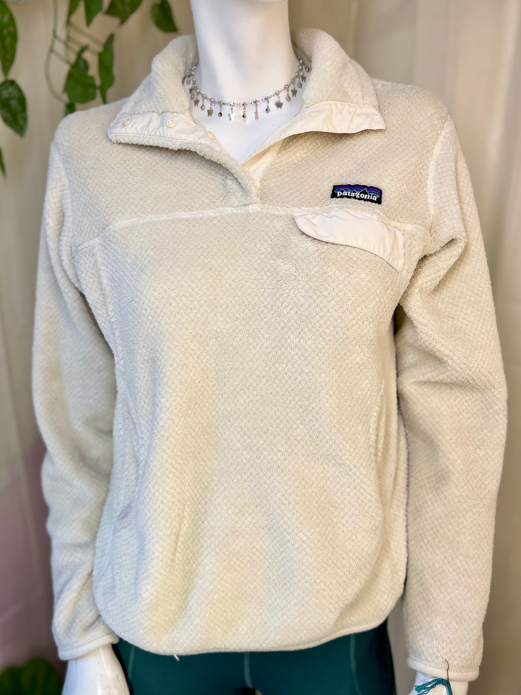 Tan Patagonia Quarter Zip, S