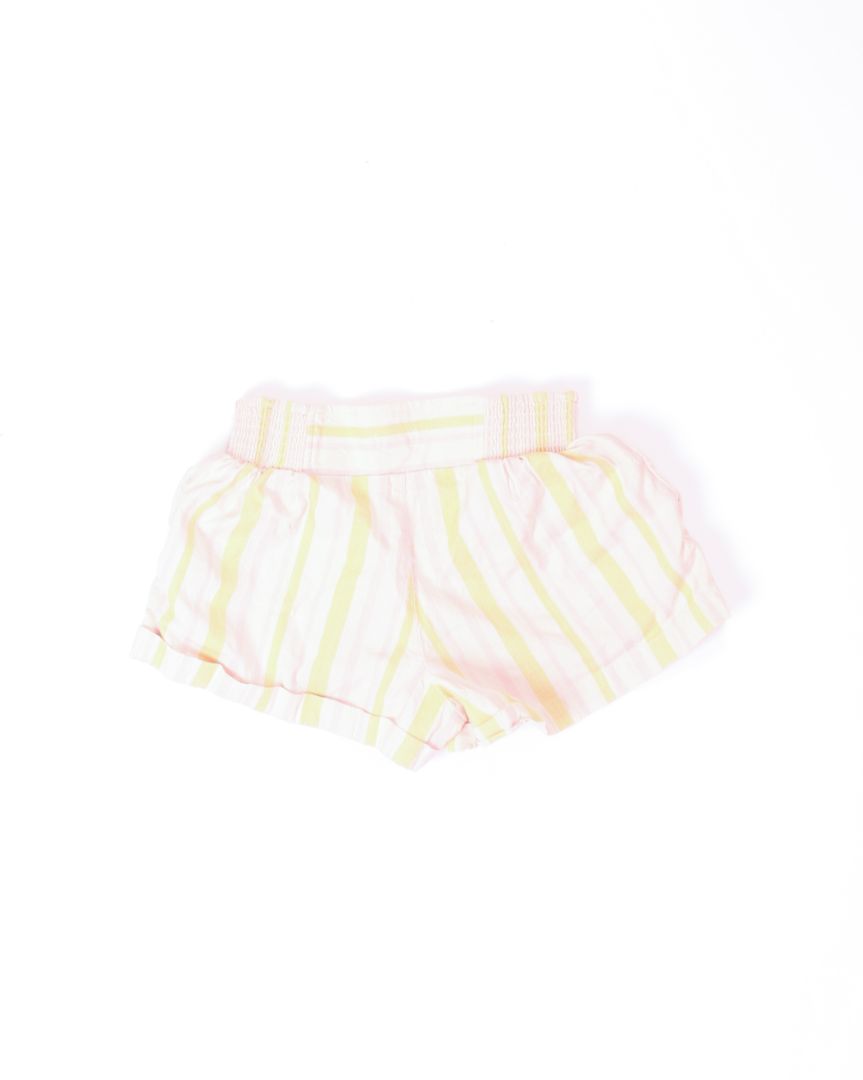 Yellow/Pink Roxy Soft Shorts, XS