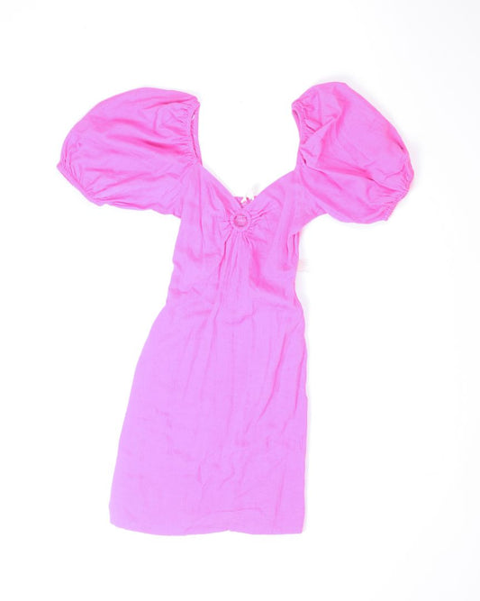 Pink Sim & Sam Mini Dress, XS