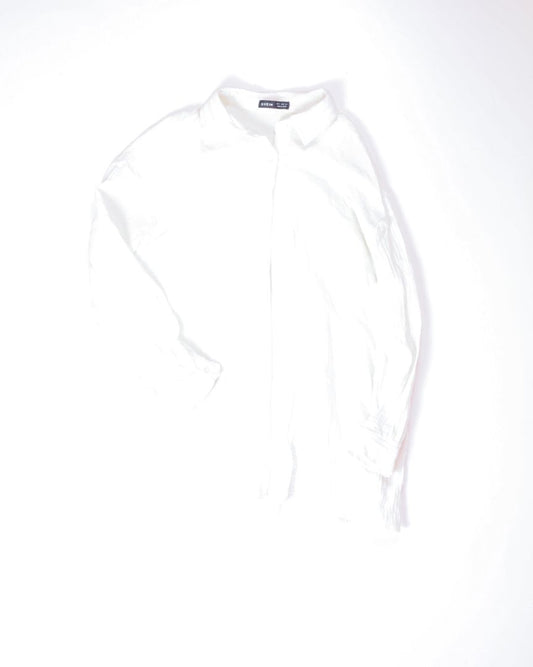 White Shein Button Down, S