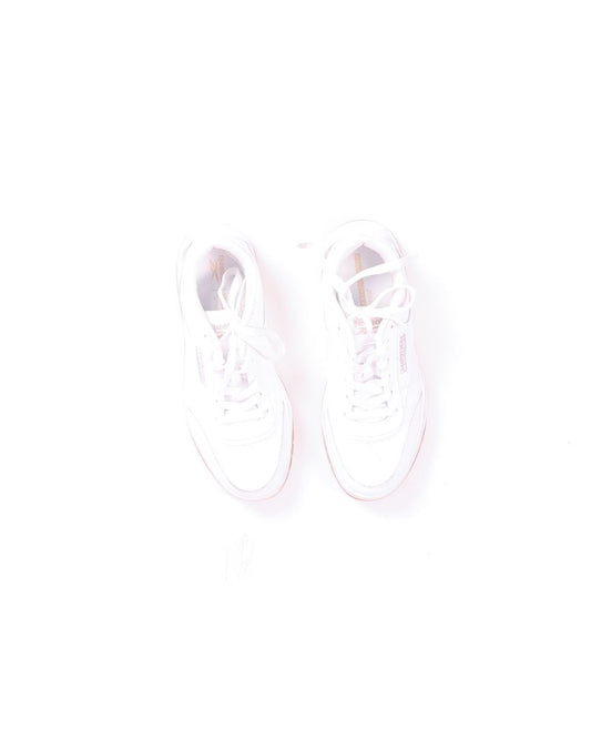 White Reebok Sneakers, 7.5